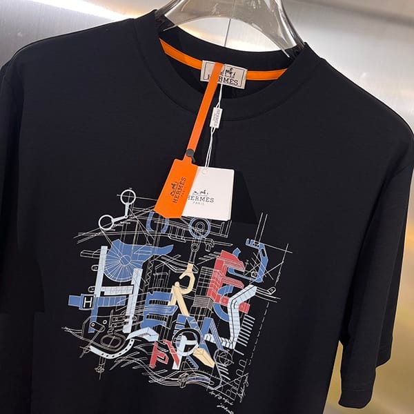 追跡付エルメス パロディ カプセルスポーツ カットソーＴシャツ 2色 erc88040